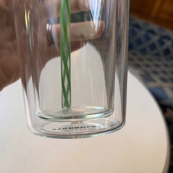 Starbucks Venti Double Walled Glass Tumbler 20oz Travel Mug Cup - Picture 9 of 13